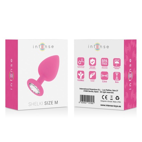 Intense Shelki M Anal Plug Fuchsia