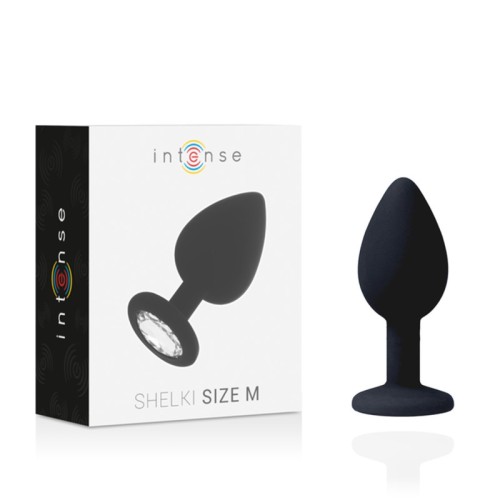 Intense Shelki M Anal Plug Black Luxury Pleasure