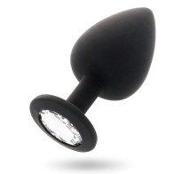 Intense Shelki M Anal Plug Black Luxury Pleasure