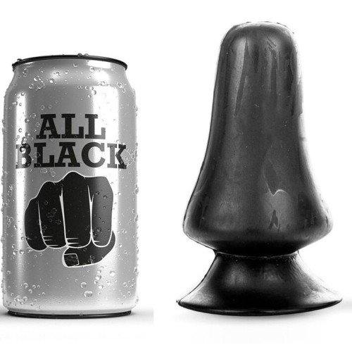 Small All Black Anal Plug 12 cm