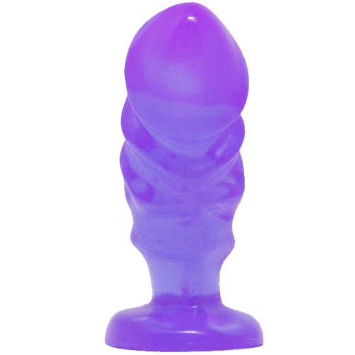 Baile Unisex Anal Plug with Suction Cup Purple
