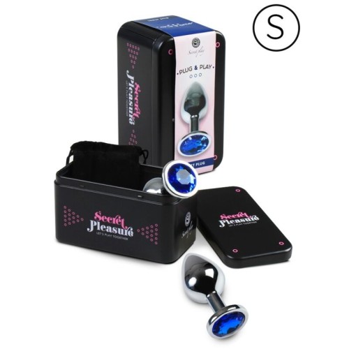 Small Blue Anal Plug - Beginner Friendly