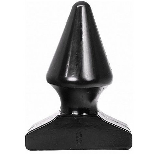 All Black Cone-Shaped Anal Plug for Enhanced Pleasure