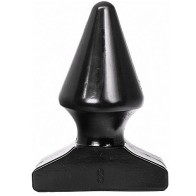 All Black Cone-Shaped Anal Plug for Enhanced Pleasure