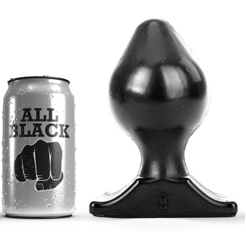 All Black Plug 16.5 cm Soft Flexible Design