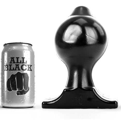 Explora con el Buttplug All Black de 17.5 cm para Placer Intenso