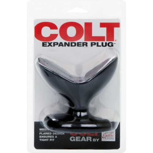 Colt Medium Expander Plug Black for Intense Fun