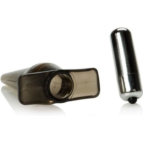 Mini Vibro Tease Vibrating Plug Black for Elegant Pleasure