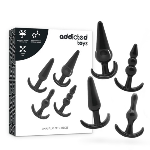 Addicted 4 Piece Anal Plug Set - Versatile Pleasure