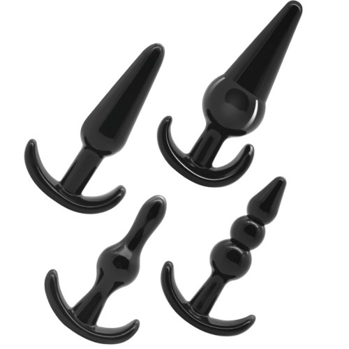 Addicted 4 Piece Anal Plug Set - Versatile Pleasure