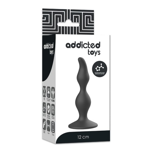 12cm Black Anal Sex Plug