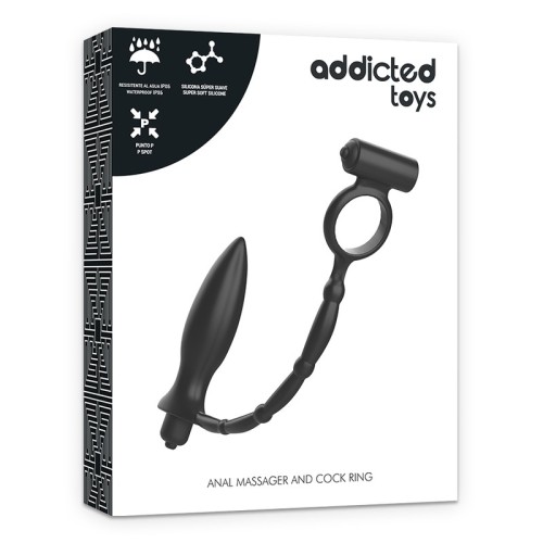 Anal Plug with Vibrating Ring for Ultimate Pleasure