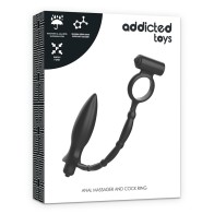 Plug Anal Con Anillo Vibrador para Placer Supremo