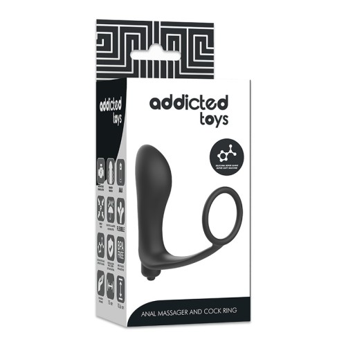 Plug Anal Vibrador Anillo Pene - Explora el Placer