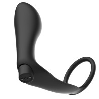 Anilla Pene Con Plug Anal Negro