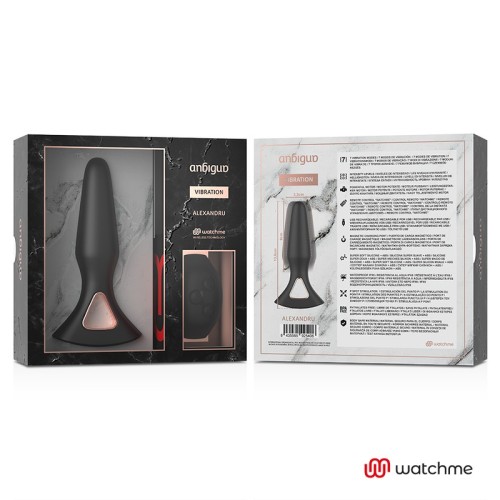 Watchme Remote Control Vibrator Plug Alexandru for Ultimate Pleasure