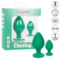 Cheeky Anal Plugs Green - Safe and Fun
