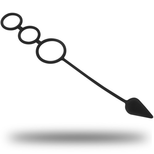 Silicone Cock Ring and Plug