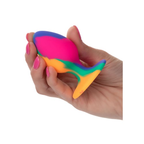 Cheeky Medium Tie-dye Anal Plug for Fun Exploration