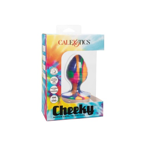 Medium Cheeky Tie Dye Anal Plug