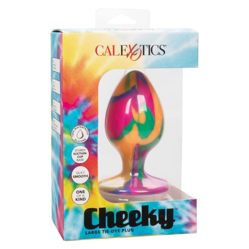 Cheeky Large Tie-dye Plug Anal Para Juego Aventurero