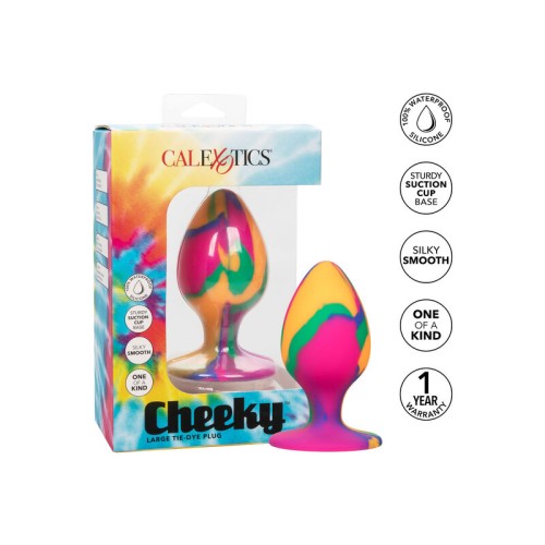 Cheeky Large Tie-dye Plug Anal Para Juego Aventurero