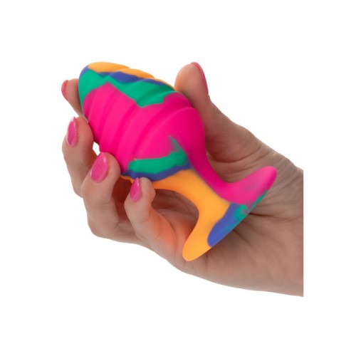 Cheeky Largue Plug Anal Tie Dye Para Diversión Salvaje