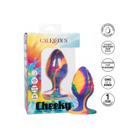 Cheeky Largue Plug Anal Tie Dye Para Diversión Salvaje