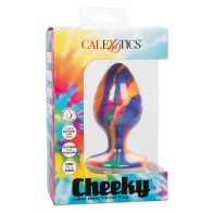 Cheeky Largue Plug Anal Tie Dye Para Diversión Salvaje