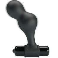 Silicone Black Anal Plug Vibrator - 10 Functions