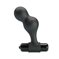 Silicone Black Anal Plug Vibrator - 10 Functions