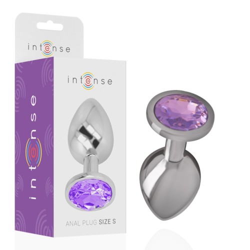 Luxurious Large Metal Anal Plug With Crystal