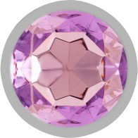 Luxurious Large Metal Anal Plug With Crystal