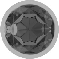 Intense Anal Plug with Black Diamond Crystal Size M