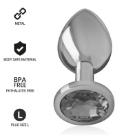 Plug Anal Metal Grande Intense - Diseño Con Joya