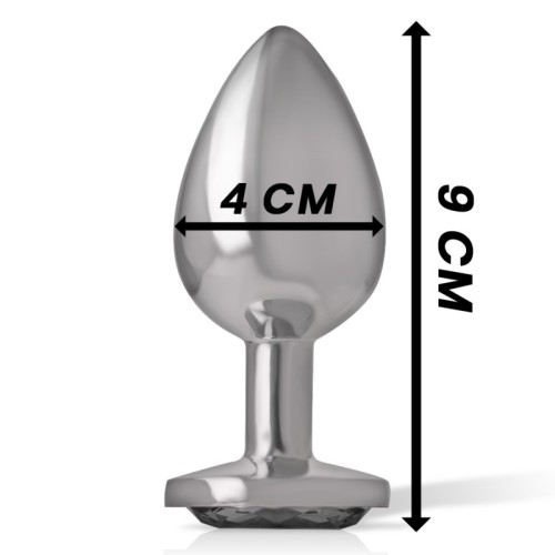 Plug Anal Metal Grande Intense - Diseño Con Joya