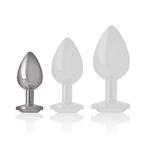 Intense Diamond Jewel Anal Metal Plug Size S