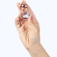Secretplay Plug Anal Metal Oro Rosa Para Placer Sensacional