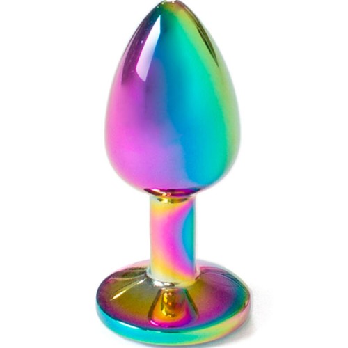Secretplay Metal Butt Plug Multicolor Size S