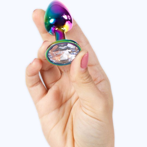 Secretplay Metal Butt Plug Multicolor Size S