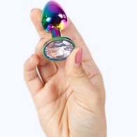 Secretplay Metal Butt Plug Multicolor Size S