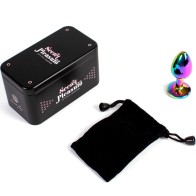 Secretplay Metal Butt Plug Multicolor Size S