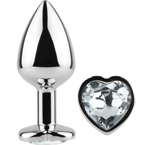 Secretplay Metal Heart Butt Plug for Anal Play