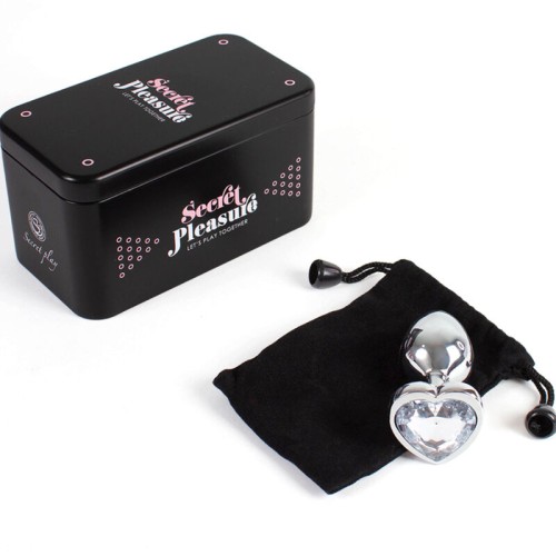 Secretplay - Plug Anal Corazón De Metal Para Juegos Anales