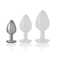 Plug Anal Con Joya Corazón Azul Intense