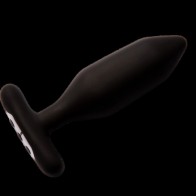 Onyx Butt Plug Vibrator - Black