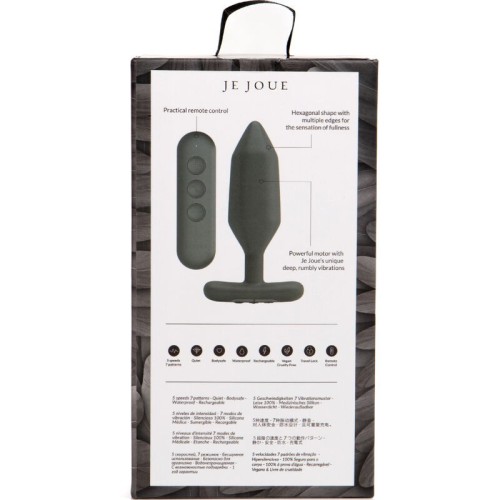 Onyx Butt Plug Vibrator - Black
