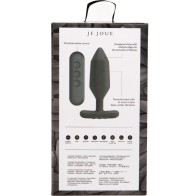 Onyx Butt Plug Vibrator - Black