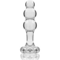 Nebula Series Clear Crystal Butt Plug - Elegant Pleasure