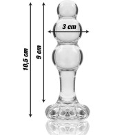 Nebula Series Clear Crystal Butt Plug - Elegant Pleasure